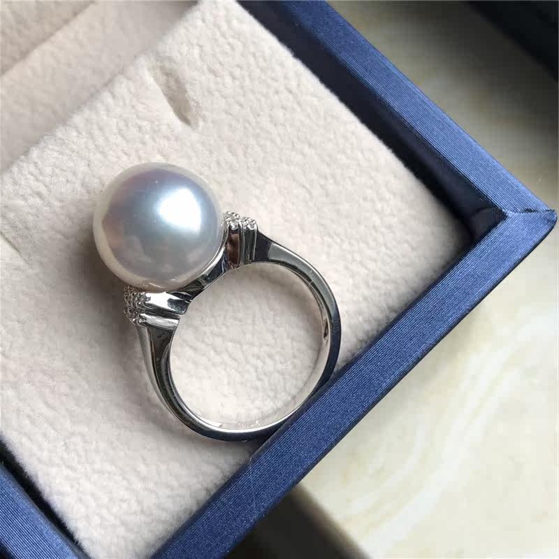 natural Edison Pearl Ring 925 Sterling Silver 11-12 millimeter Zhengyuan flawlessin the Jewelry/Diamond/Jade/Gold , Natural pearls (New) , Bracelets  category - from Buy2taobao.com to provide professional Taobao agent buy service