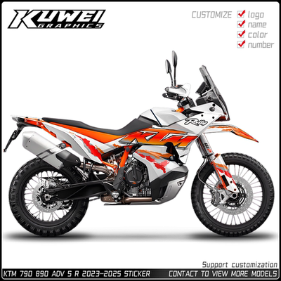 适用于23-25KTM790ADV版画贴花