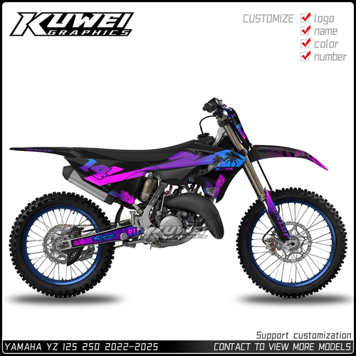 适用于雅马哈YZ125250贴画贴纸