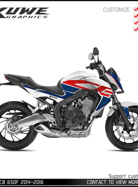 适用于本田 HONDA CB 650F 2014-2016 贴纸版画贴花贴画定制车贴