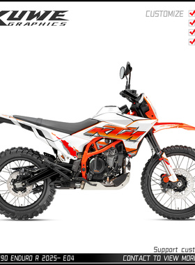 适用于KTM 125 390 SMCR ENDURO 2025- 贴纸版画贴花贴画彩贴车贴