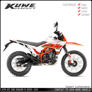 适用于KTM 125 390 SMCR ENDURO 2025- 贴纸版画贴花贴画彩贴车贴