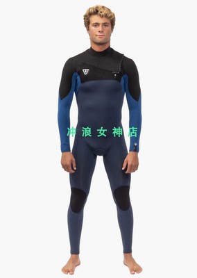 美国Vissla3mm4mm全身冲浪防寒服潜水衣湿衣保暖男SURF FULL SUIT