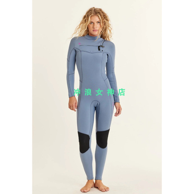 26款美国Sisstr3/2mm全身滑水冲浪防寒服潜水服湿衣保暖女wetsuit