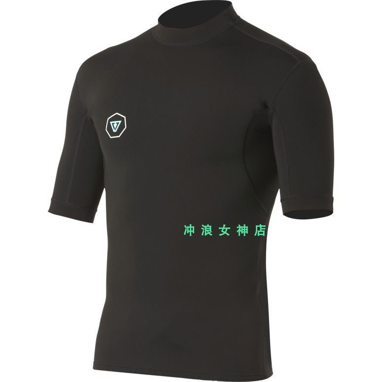美国Vissla1mm短袖风筝冲浪防寒服潜水衣湿衣浮潜上衣游泳户外男
