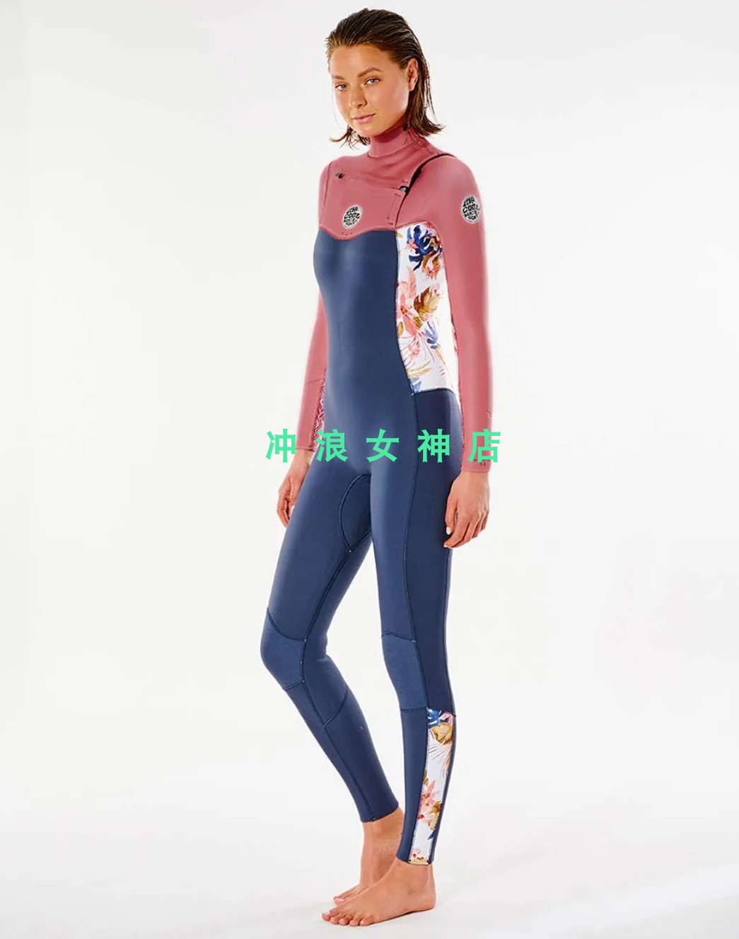 Rip Curl4/3mm全身冲浪防寒服潜水服湿衣冬季女surf Full Wetsuit