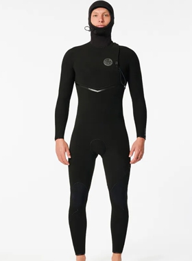 RIP CURL5/4mm潜水服冲浪防寒服全身湿衣男E-Bomb Hooded wetsuit