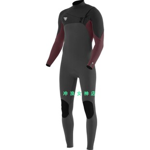 WETSUIT 3mm全身尾波冲浪防寒服潜水衣湿衣冬男SURF 美国Vissla