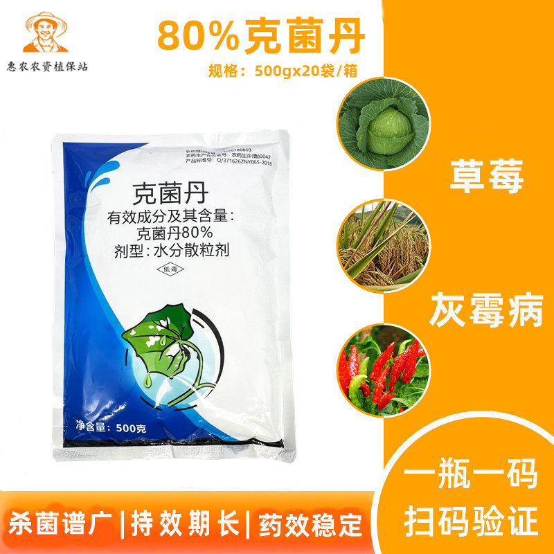 80%克菌丹草莓灰霉病杀菌剂