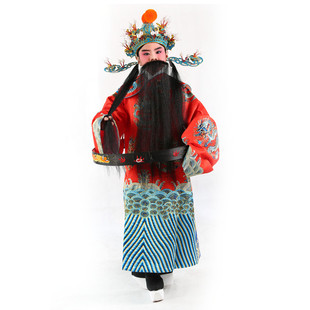 儿童戏服少儿京剧小孩戏曲包公丞相爷小生武将财神状元皇帝龙蟒袍