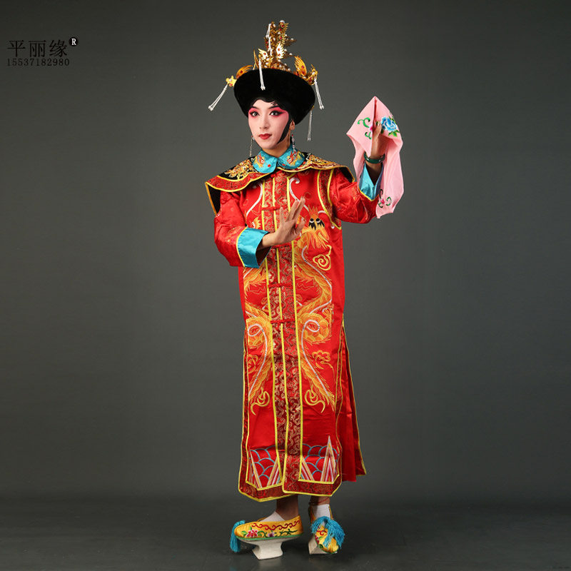 清朝皇后服古代公主朝服喜服古装影视旗装宫廷皇后太后戏服表演服