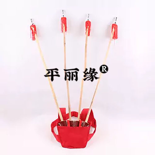 平丽缘戏曲京剧武生旗架靠旗