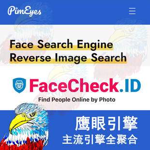 search4faces会员代查社媒检索图像代找 pimeyes facecheck