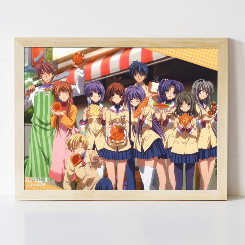 团子大家族 CLANNAD 古河渚 藤林杏 坂上智代 周边 海报壁画 挂画 模玩/动漫/周边/娃圈三坑/桌游 动漫挂件/文具 原图主图