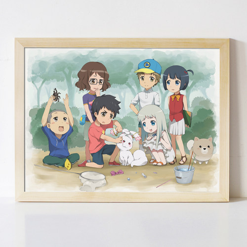 未闻花名二次元那朵花挂画周边