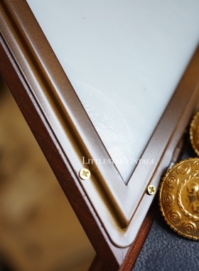 vintage80s美国迪士尼雾金米奇复古耳夹