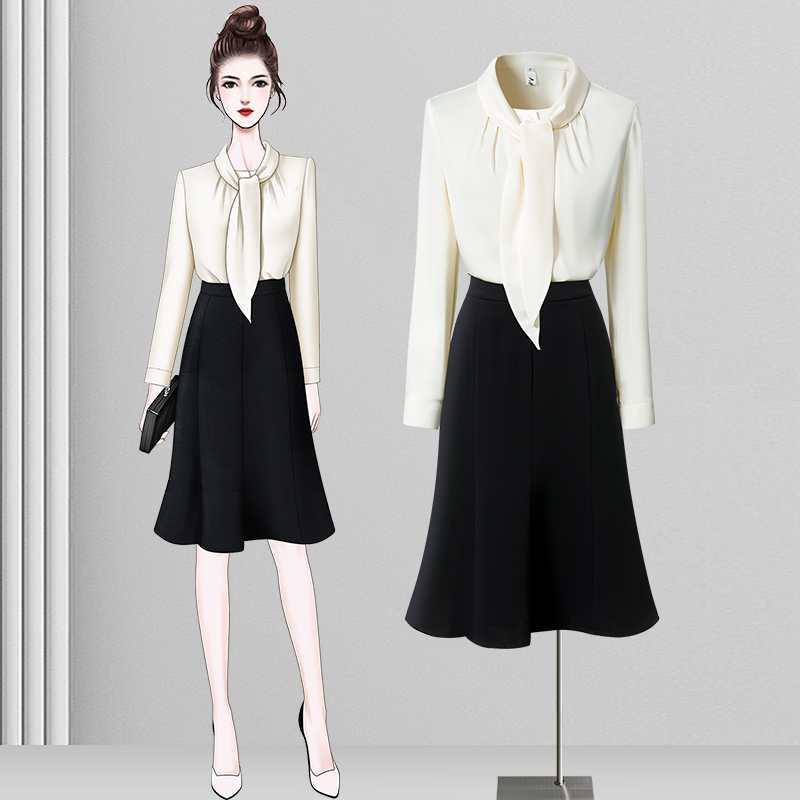 职业衬衫女高级感轻奢减龄洋气法