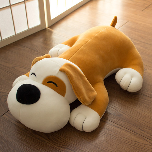 狗狗睡觉儿童生日礼物毛绒玩具
