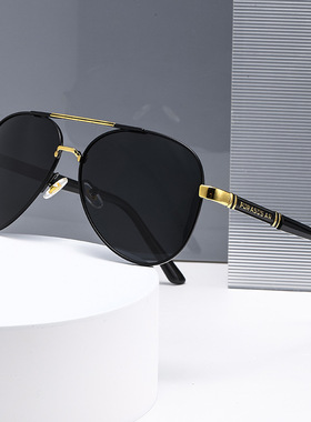 2026新款黑色墨镜成品度数开车偏光眼镜散光韩版潮太阳镜大框蛤蟆