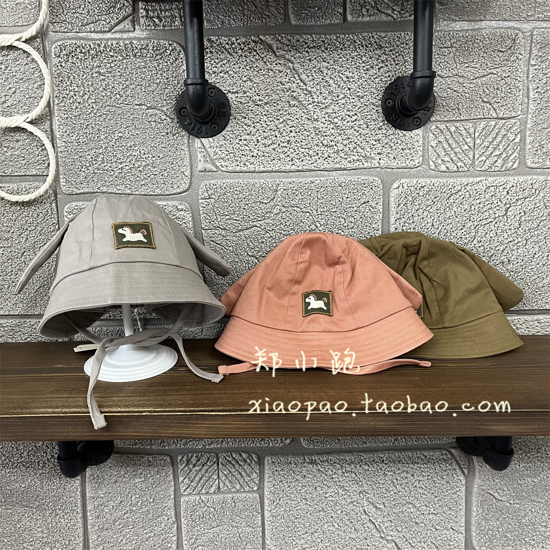 木然良品秋冬男女儿童防风防晒大沿遮阳帽大耳盆帽M241I