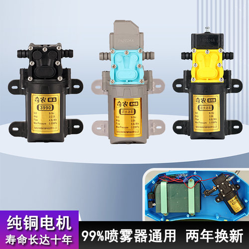 电动12V高压喷雾器大功率水泵