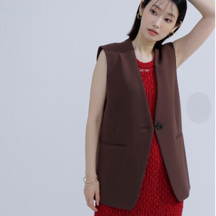 春夏女装休闲纯色马夹通勤OL百搭