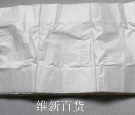 黑白色加厚小垃圾袋平口家用酒店宾馆客房纸篓专用袋包邮45X50X60