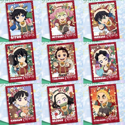 鬼灭之刃圣诞节系列拍立得炭治郎香奈乎无一郎蜜璃蝴蝶忍周边小卡