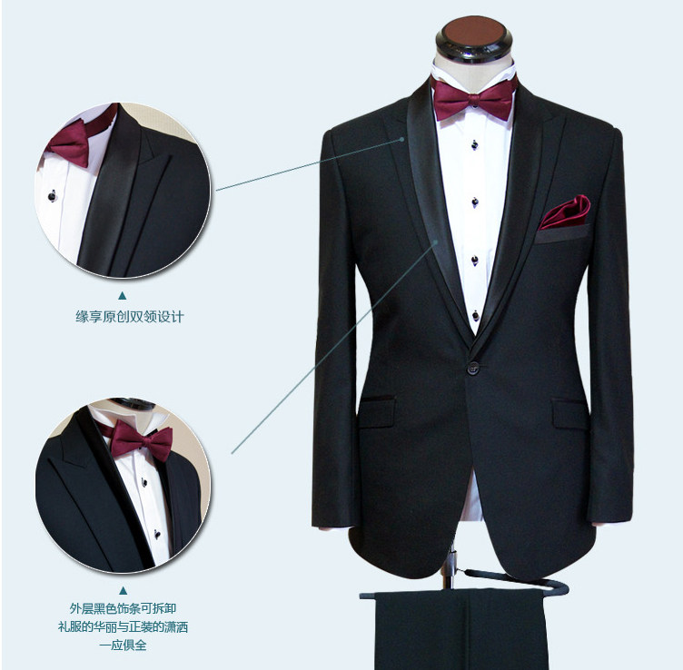 Costume homme en laine pour Quatre saisons - Ref 1560183 Image 3