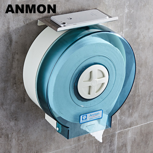 anmon酒店塑料防水大盘厕纸架