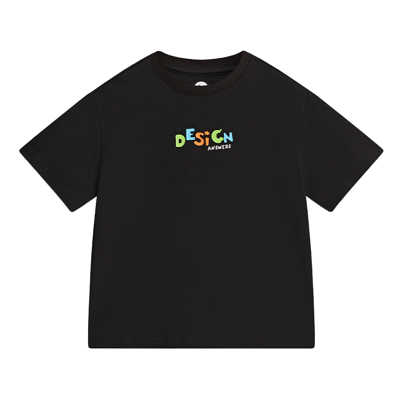 MQD童装男童短袖T恤夏季宝宝打底衫儿童宽松印花体恤短袖T恤上衣