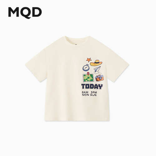 MQD童装儿童夏季透气卡通短袖T恤