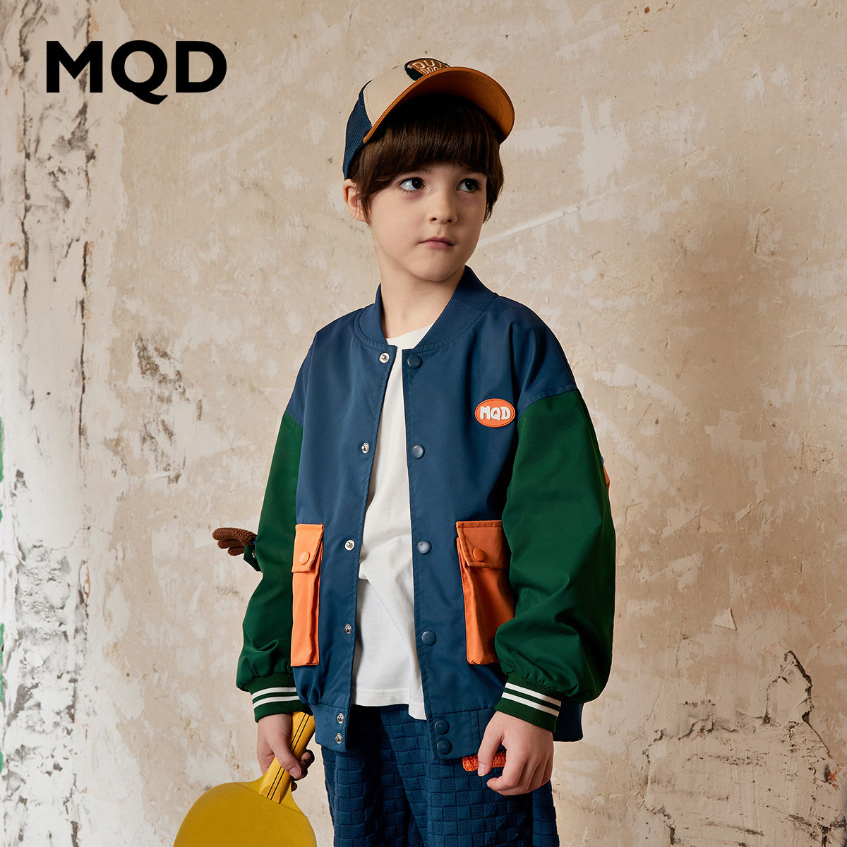 【设计师系列】MQD童装男童棒球服春秋款宝宝春装儿童