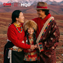 MQD儿童红色卫衣 马年春晚联名 拜年亲子装