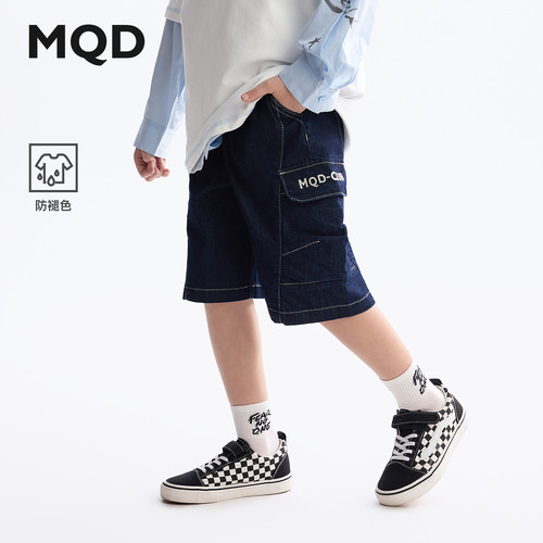 MQD马骑顿男童夏季短裤牛仔裤