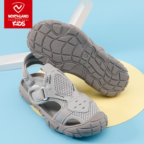 诺诗兰男童防滑透气户外沙滩凉鞋