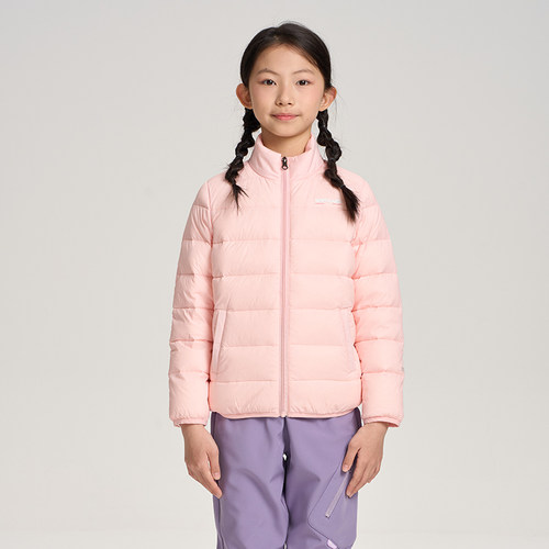 诺诗兰童装儿童超轻鹅绒服2025年冬季新品冲锋衣通配内胆保暖御寒