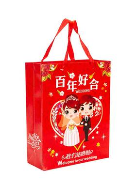 小号手提袋婚庆用品中式风喜糖盒