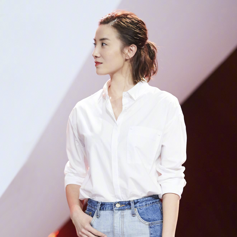 高级感港风长袖衬衣女纯棉宽松休闲百搭白色口袋衬衫夏季打底上衣