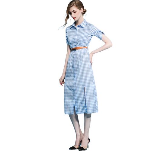 奈昕让您穿着漂亮个性化私人订制 92298 new dress秋季学院风格纹
