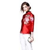 化私人订制 36972 唐装 奈昕个性 改良酒席宴会正装 女士短外套刺绣