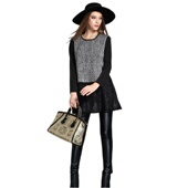 化私人定制28652 new 奈昕个性 shirt新款 镂空网纱拼接欧美范名