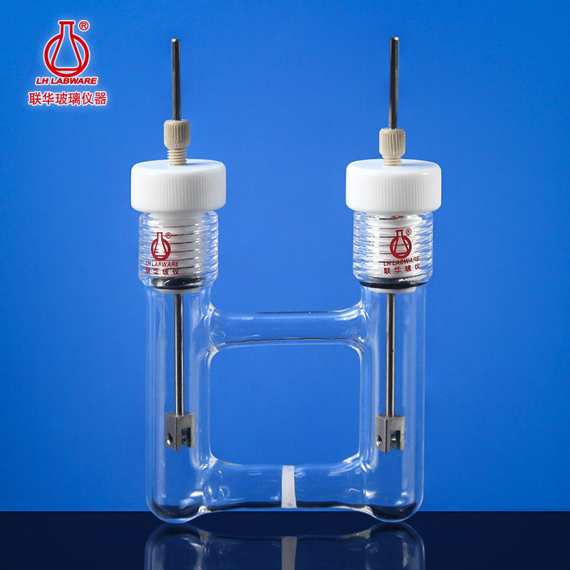 h型电化学反应器 圆底 联华玻璃仪器 lh-618-v
