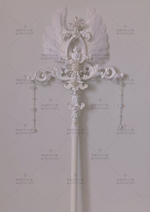 Lolita手杖权杖小物华丽花嫁优雅cla系茶会洋装洛丽塔走秀拍照