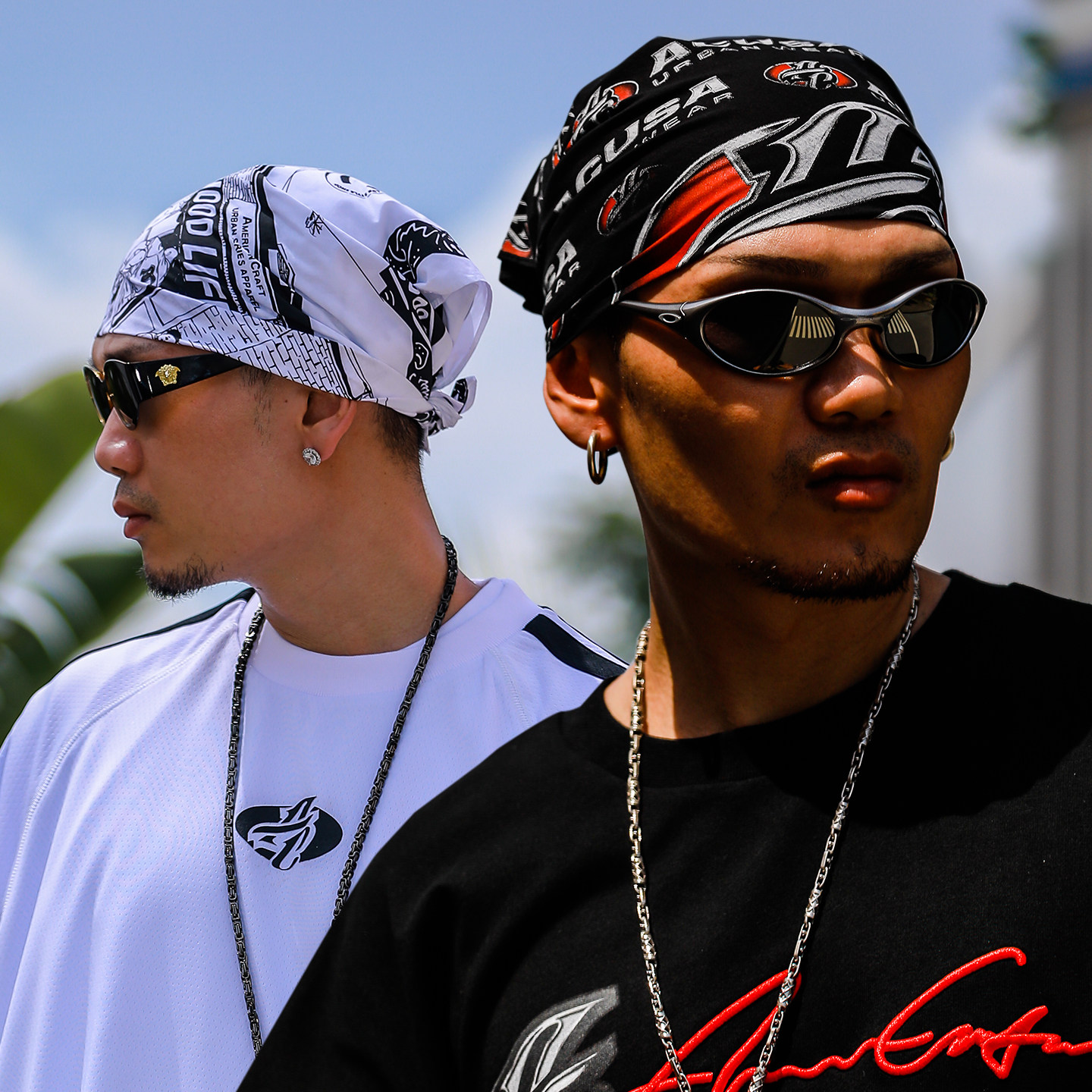 acusa头巾纯棉嘻哈风hiphop街舞