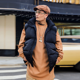 常规马甲男 冬季 ACUSA马甲男黑色迷彩充面包外套90s东海岸肥大款 式