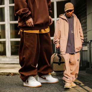 摇粒绒长裤 ACUSA 街头肥大宽松基础款 休闲卫裤 JEANS复古嘻哈美式