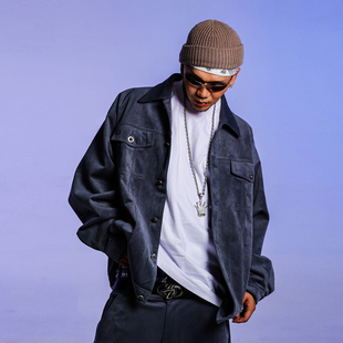 型春秋男女同款 ACUSA千禧美街平绒工装 宽大版 3代夹克外套长裤 套装