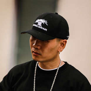 ACUSA街头嘻哈脏辫头立体刺绣弯檐可调节90s棒球帽棉质四季 帽男女