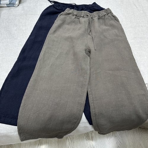 9支加厚汉麻秋冬香蕉裤长裤